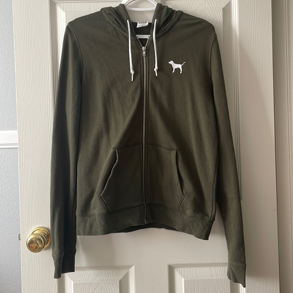 Olive green Pink jacket